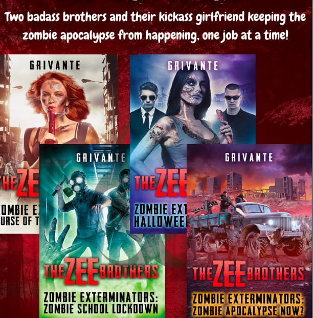 Who are the Zee Brothers image with books.