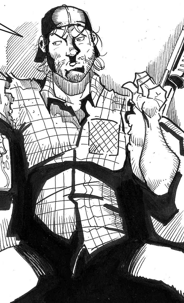 judaszee blackandwhitefromcomic sitting